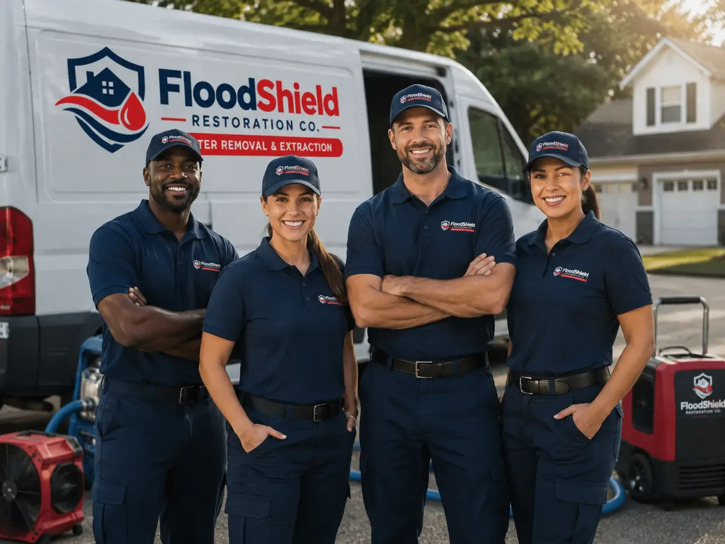 Flood Damage Restoration company in St Columbans, NE